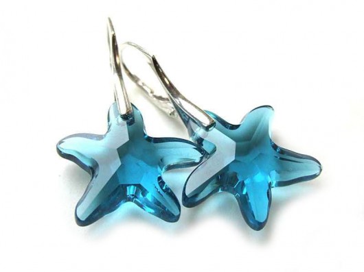 Morskie Rozgwiazdy - kryształ Swarovski Zapakowane :) Theopanu