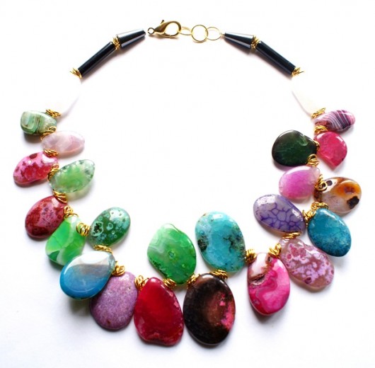 Stones with gold Republika jewelry