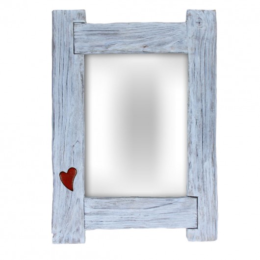 Lustro MonteVente Oki Doki - 50 x 80 cm z sercem XXXMonteVente
