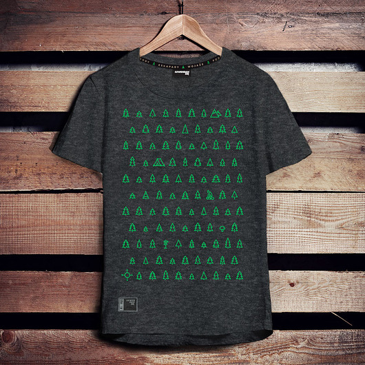 t-shirty męskie Koszulka męska Szwendam się - LAS IGLASTY