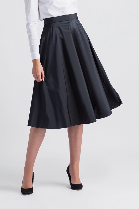 Jedwabna spódnica z kieszeniami ANNA BLUM COLLECTION