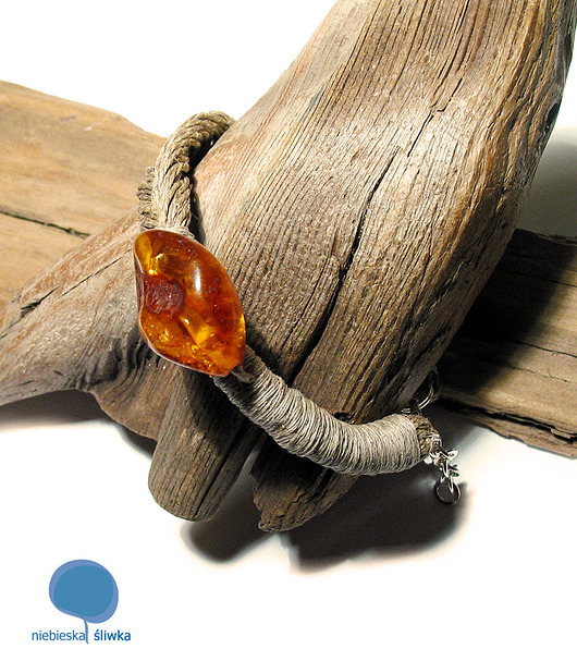 amber - bransoleta Makowisko