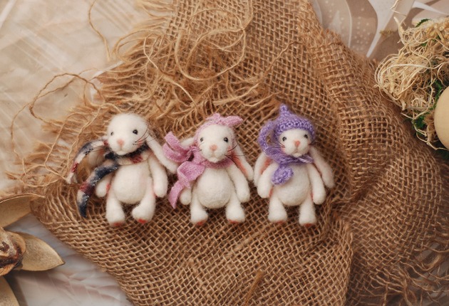 Rodzina Królików- zamówienie indywidualne BoboLobo Handicraft