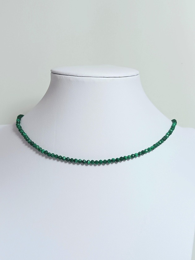 chokery Choker Naszyjnik krótki Malachit Kamień naturalny