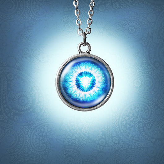 wisiory Medalion, talizman - Czakra gardła