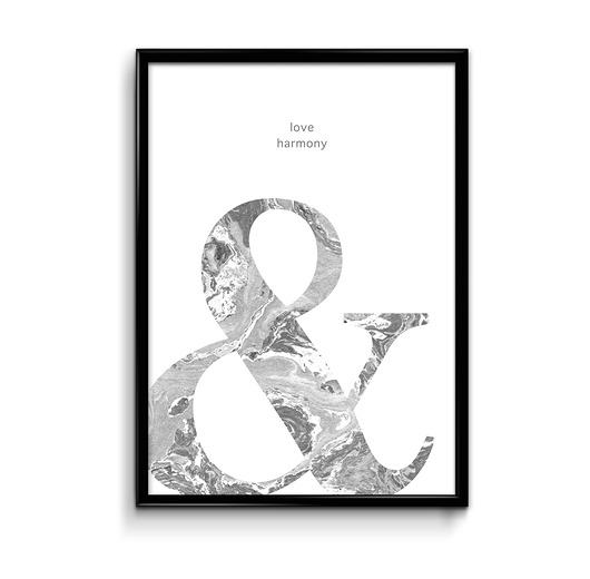Plakat love & harmony  Bury Lis