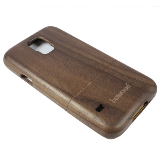 SAMSUNG S5 Drewniane etui VINTAGE ORZECH bewood