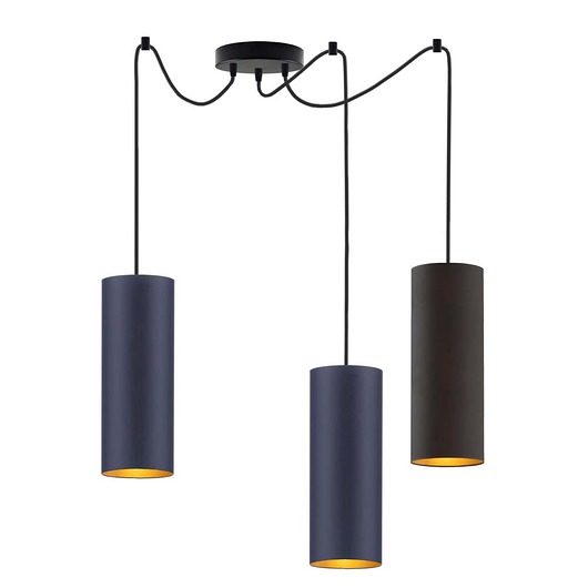 Nowoczesna lampa VIZELA GOLD T3 do salonu LYSNE