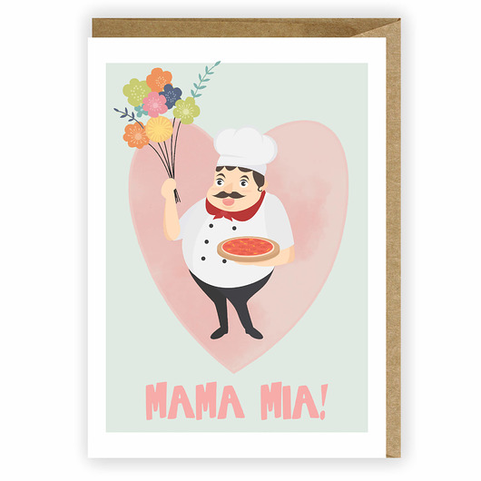 Kartka okolicznościowa na Dzień Mamy - Mama Mia Cardie