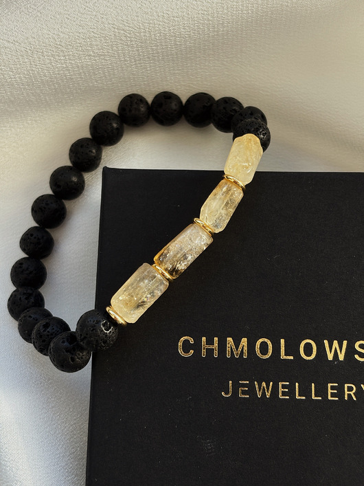 biżuteria męska Bransoletka męska Cytryn