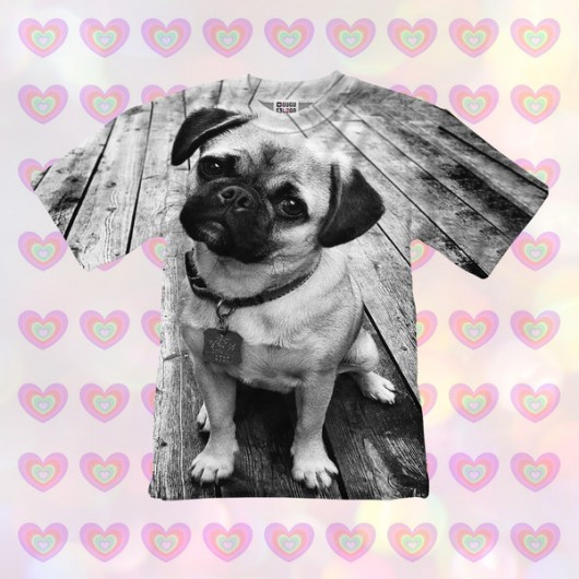 Pug t-shirt for kids Mr Gugu Miss Go