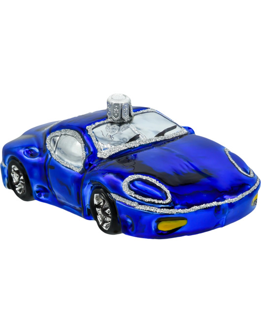 ozdoby choinkowe Bombka choinkowa: Samochód sportowy: niebieski