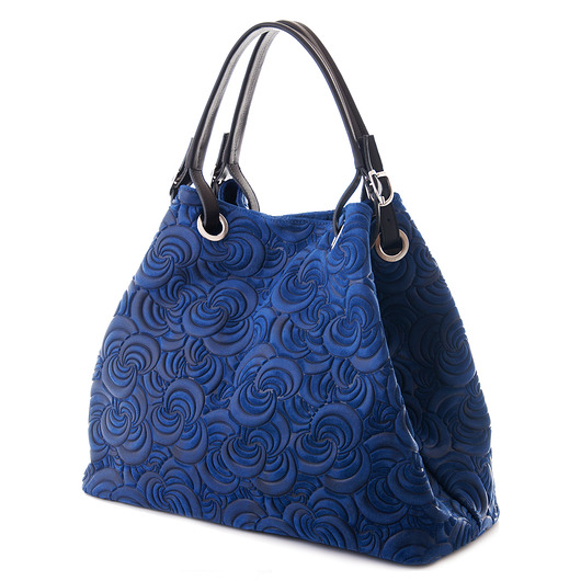 Torba skórzana w kolorze granatowym. Vera Bags