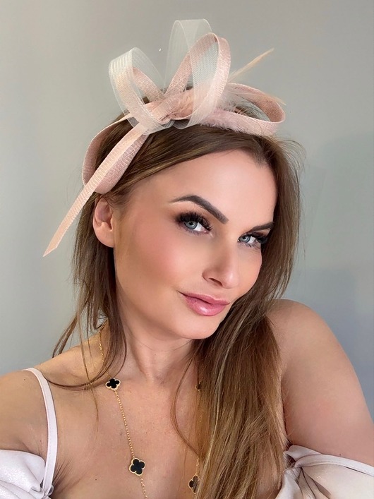fascynatory Fascynator  BLUMO pudrowy róż/ inne kolory