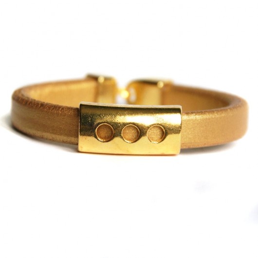 skórzana SIMPLE silver & gold IV kaktusia