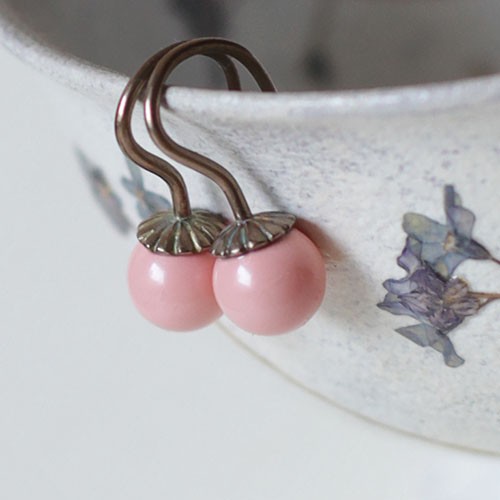 Perły Pink Coral  Mitsu