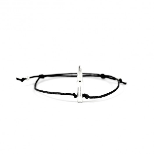 Eyes On Target - mini bullet bracelet (silver 1) Unikke Design