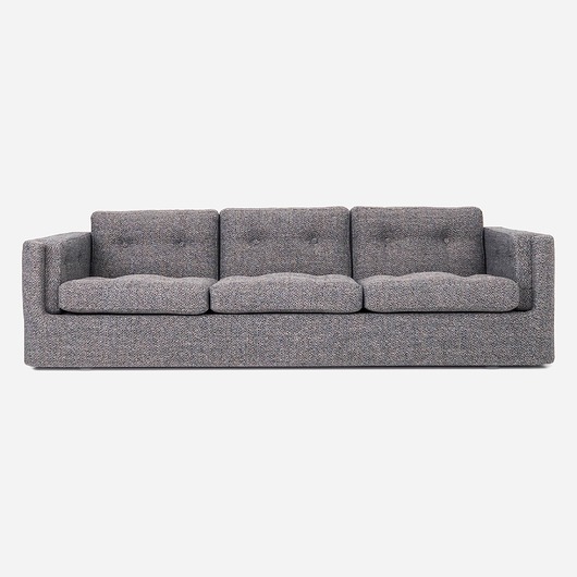 sofy i szezlongi Sofa BERGEN popielaty melanż, skandynawski design