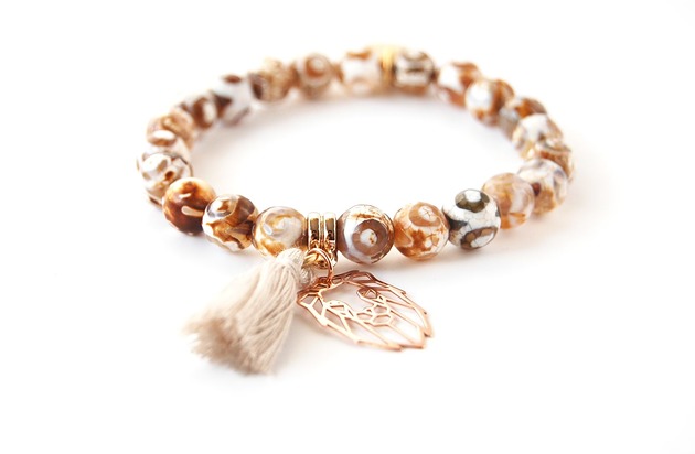 bransoletki z kamieni naturalnych bransoletka BOHO LION