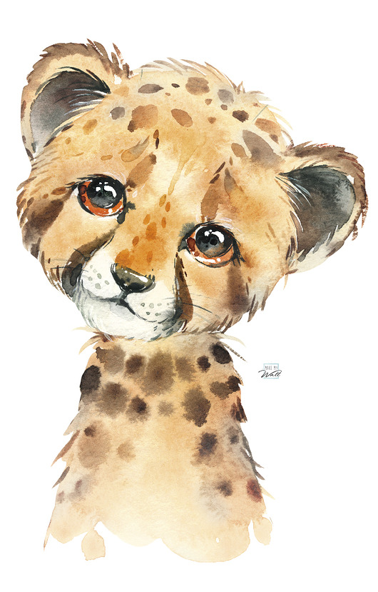 naklejki ścienne do pokoju dziecka Naklejki ścienne Dzika Afryka–gepard