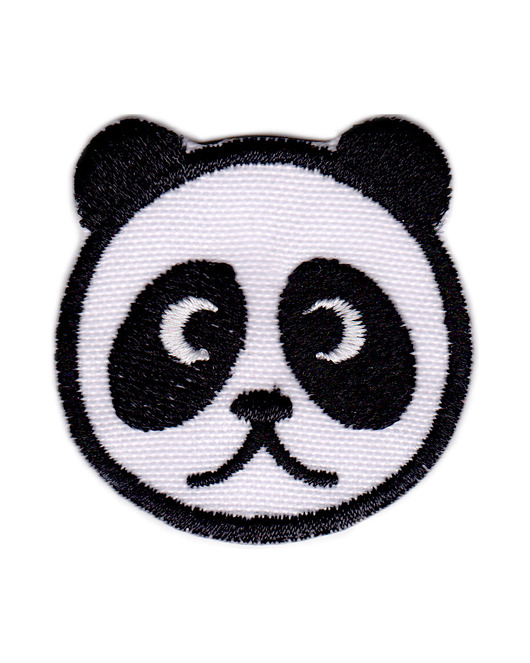 naszywki na ubrania Naszywka naprasowanka PANDA termoprzylepna haft dla dzieci 4x4cm