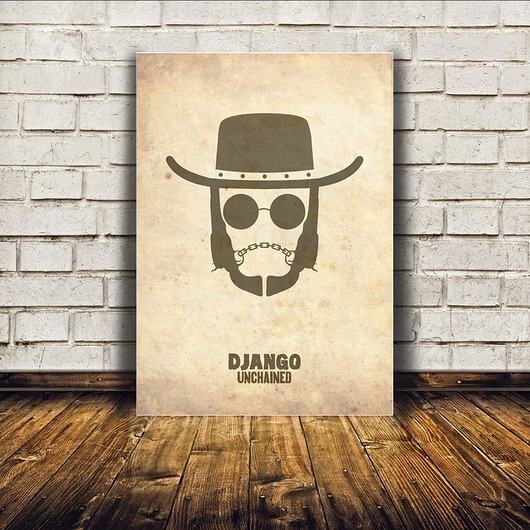 Plakat Django Unchained  minimalmill