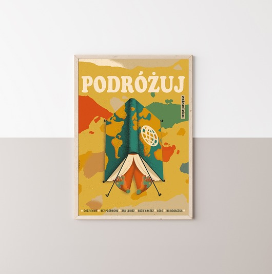 plakaty Plakat "Podróżuj"