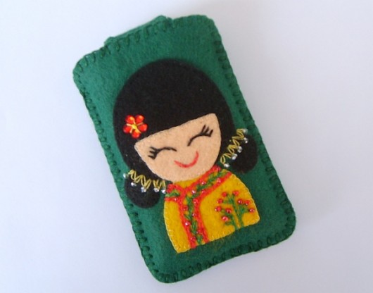 Etui na telefon Orient Girl  Tulis