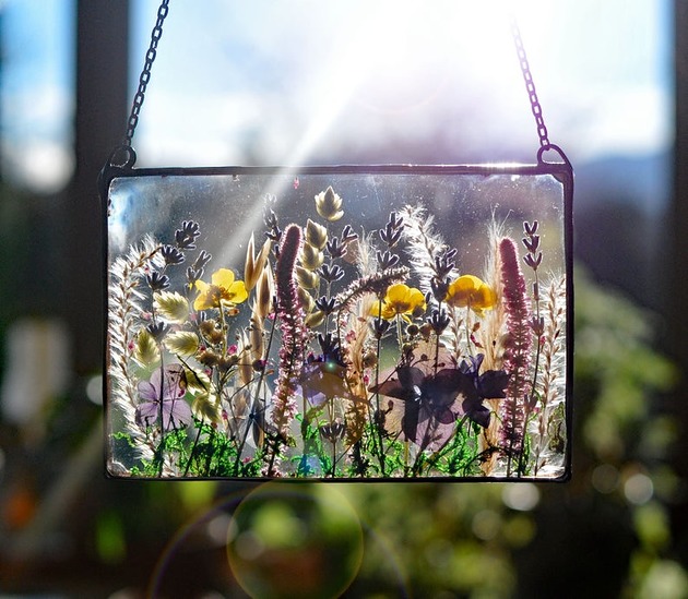 dodatki - różne Botaniczny obraz "Łąki, trawy"