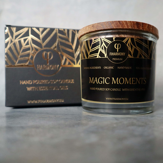 Naturalna świeca sojowa MAGIC MOMENTS Fiharmony
