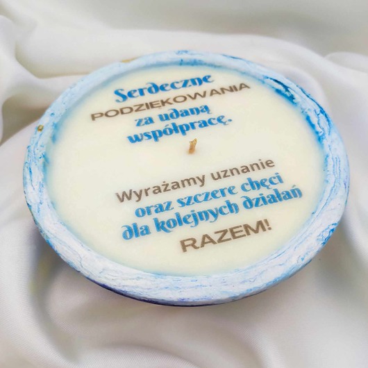 świeczniki i świece Świąteczny prezent biznesowy świeca sojowa/ XL