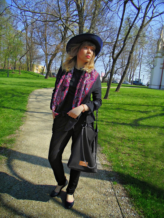 torby na ramię Worek z łańcuchem i ćwiekami