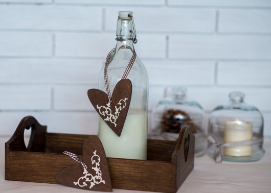 zawieszka serce z ornamentem ScandiArt Studio