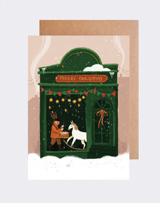 kartki świąteczne Kartka świąteczna - Sklepik z zabawkami