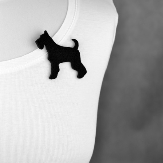 FeltDog 2 felt label