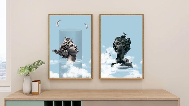 grafiki i ilustracje Autorska grafika (zestaw 2 szt.) - wydruk (A5-A2)