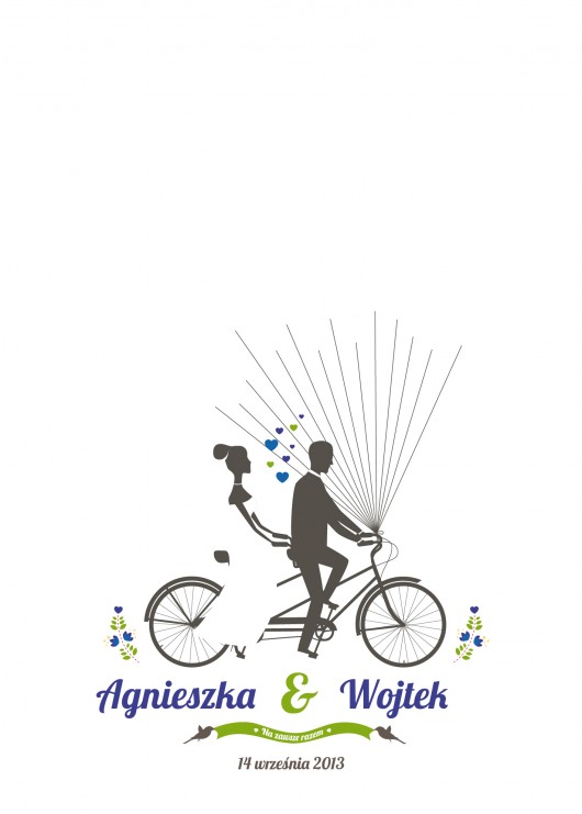 Wiosenny Tandem Wpisów  + tusz zielony i chabrow Pankmat