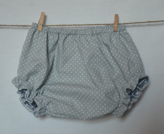 Pantalonki Groszki Szare Infante