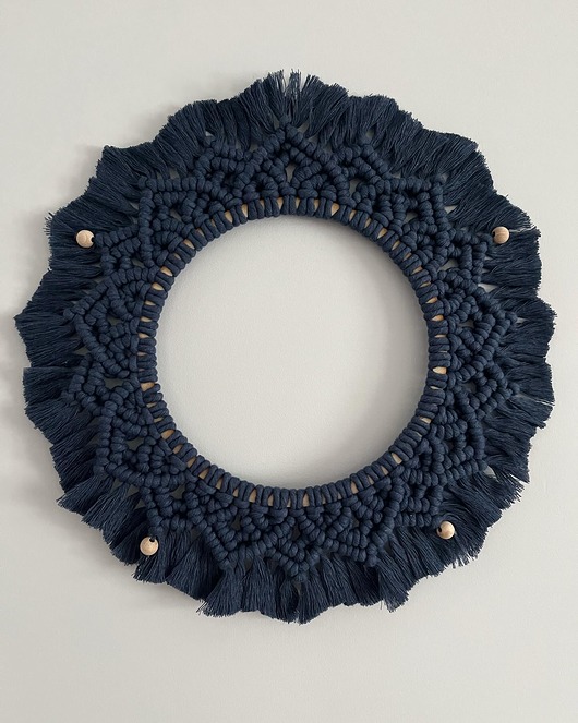 makramy Makrama Boho Jeans Mandala