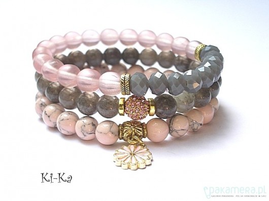 Grey and pink set /07-2014/ KiKa pracownia