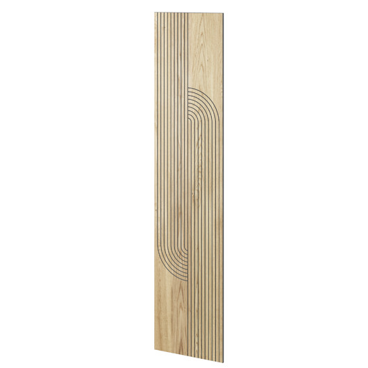 Ozdoby na ścianę Panel frezowany - Osaka - 60x275 cm