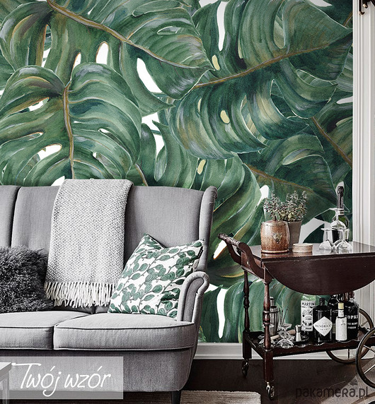 Plakat Monstera - Fototapeta Samoprzylepna Dekoracje PATKA Patrycja Kita