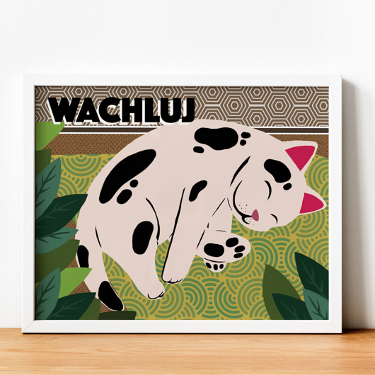 plakaty Plakat HISTERIE ZWIERZĘCE: WACHLUJ! (ILUSTRACJA)