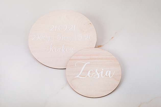 akcesoria dziecięce - różne Personalizowane drewniane tabliczki