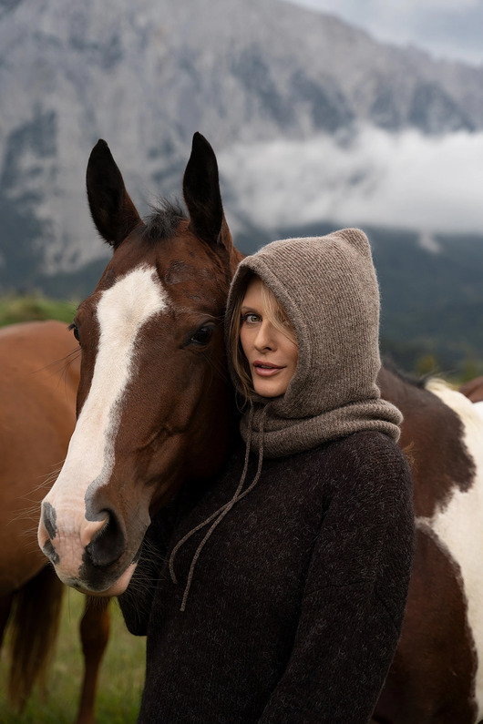 szale damskie Komin B760