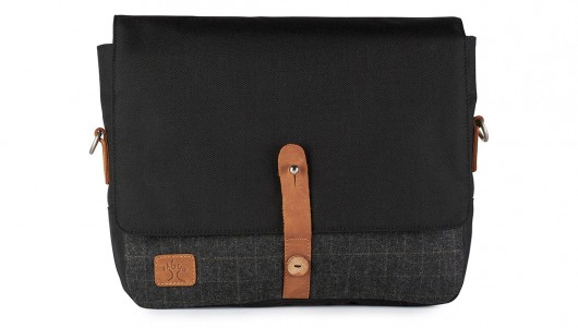 Messesenger nylon/wool, square slata Faguo