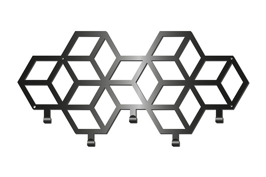wieszaki Nowoczesny Wieszak Z Kolekcji Simple Geometryczne Wg21