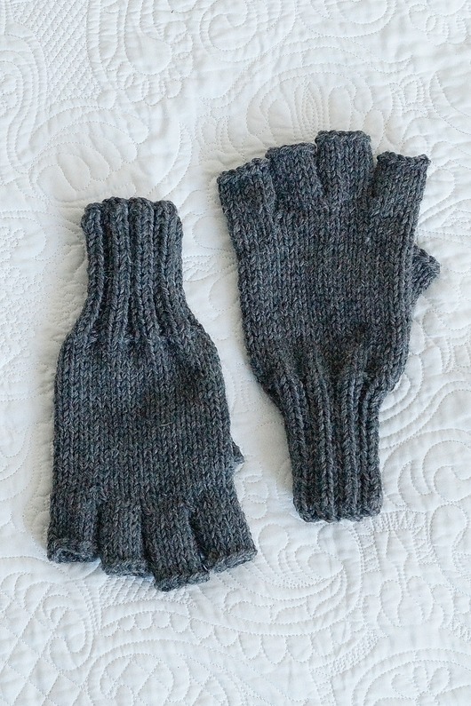 akcesoria - inne Męskie wełniane mitenki