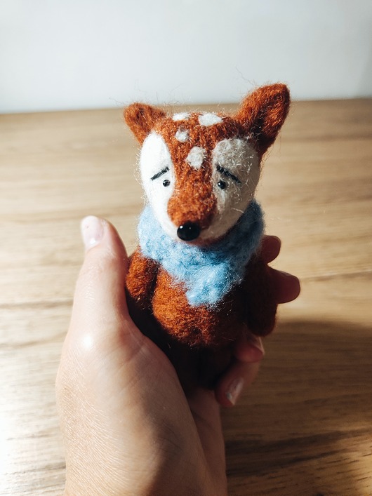 akcesoria różne Myszka Fiszka sarenka w szaliku