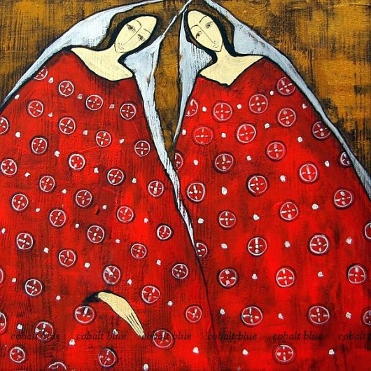 ANIOŁY  .................ornamenty cobalt